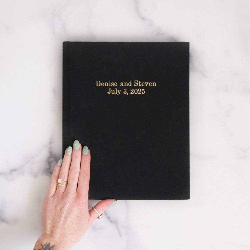 What to Write on Your Wedding Guest Book Cover