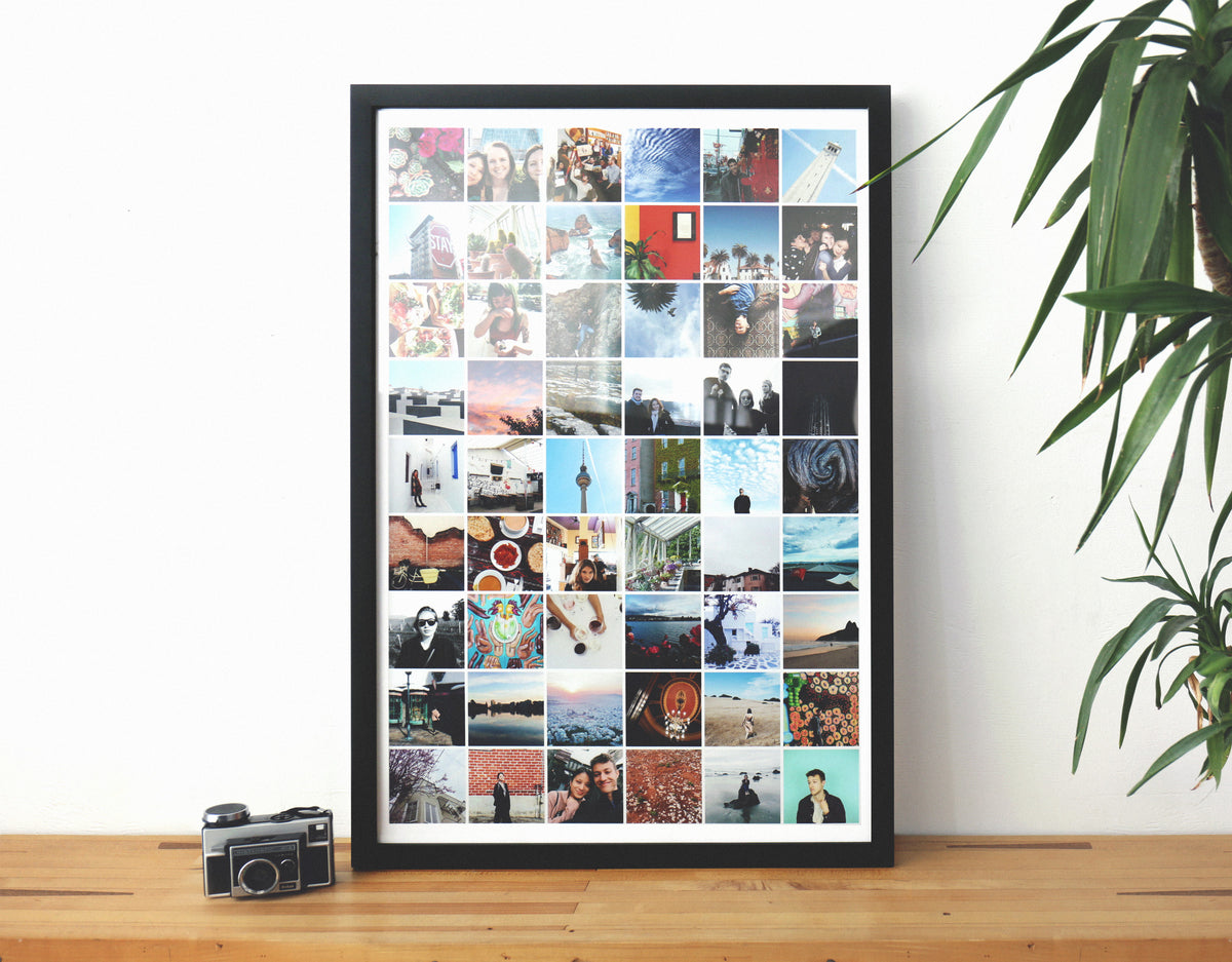 The Grid Poster | Original Instagram Poster with 50-200 Photos – Social ...