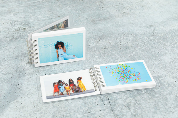 Mini Photo Books | Miniature Spiral-Bound Book | Social