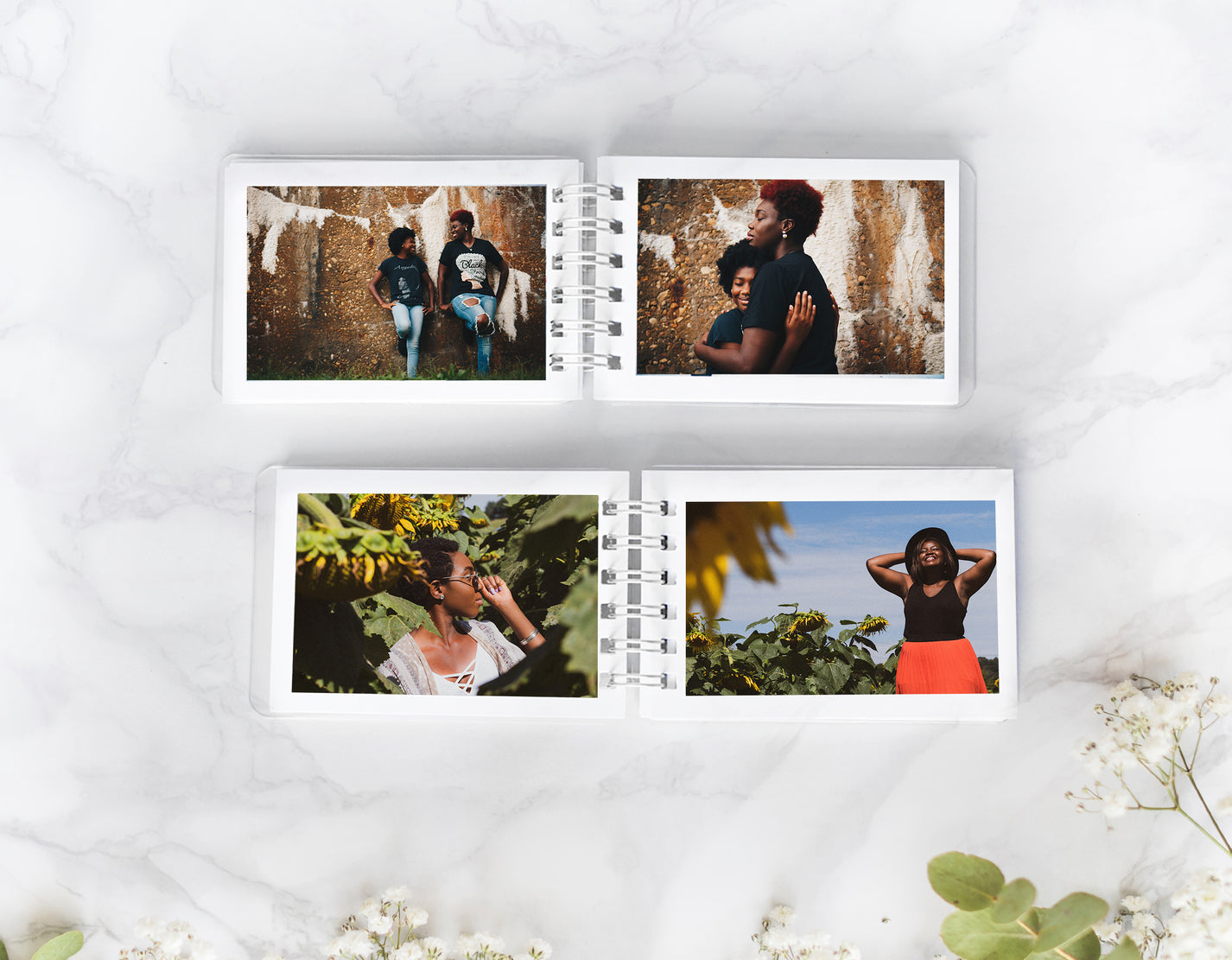 Mini Photo Books | Miniature Spiral-Bound Book | Social Print Studio