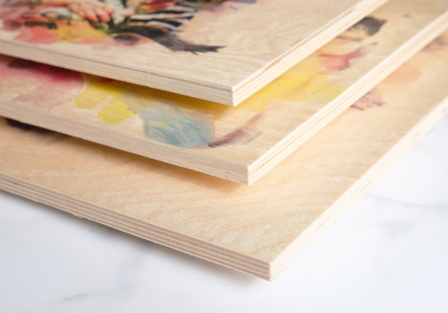 Watercolor Wood Prints