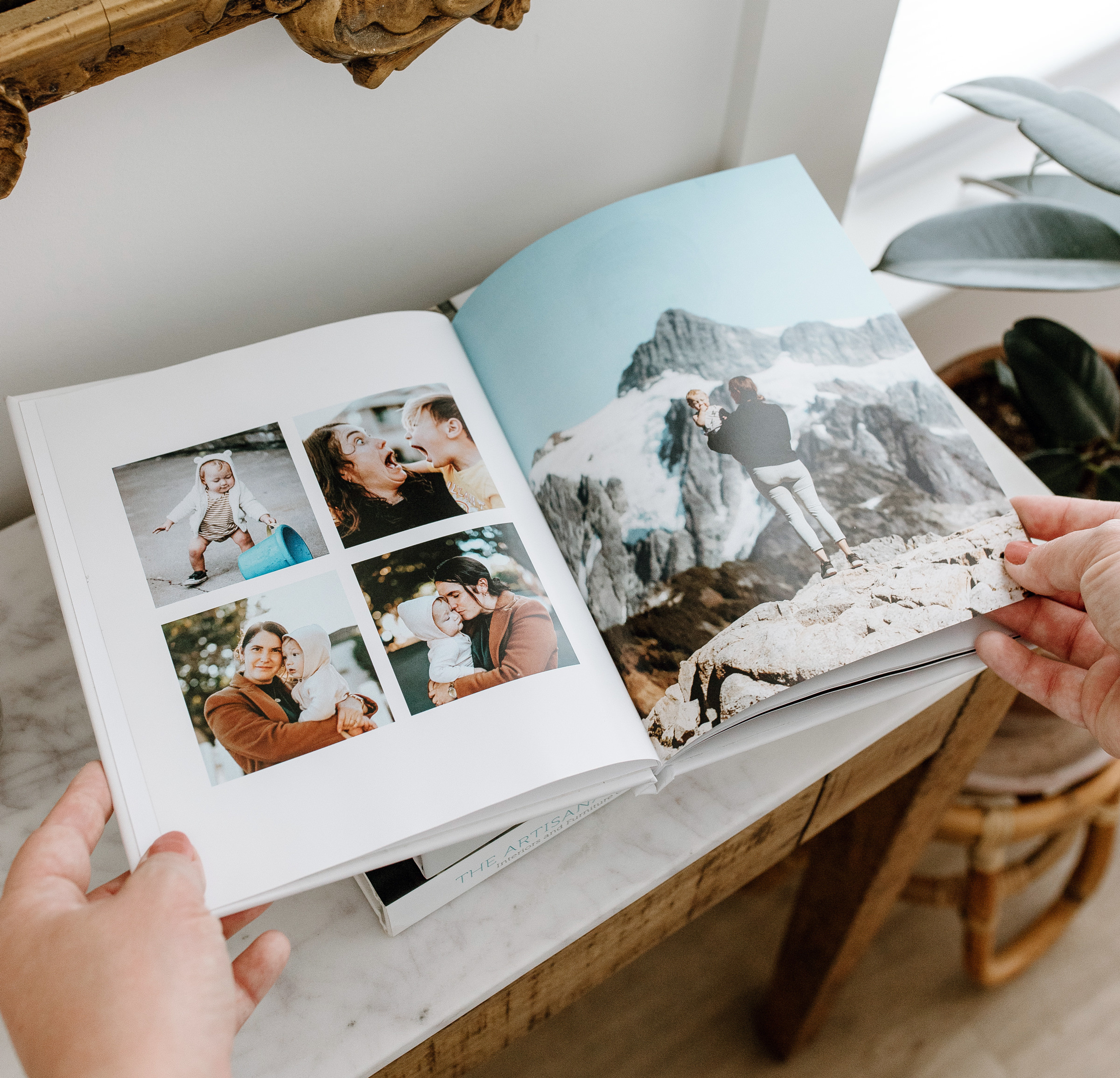 Hardcover Photo Book  Print your photos onto 38 glossy pages with